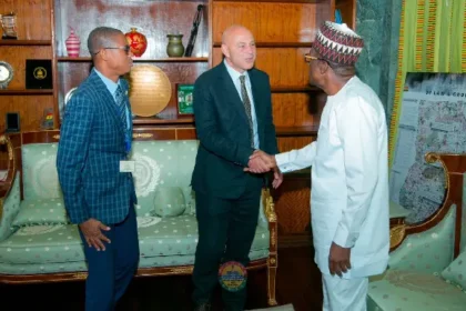Alban Bagbin with Francis Sosu