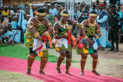 Celebrating Hogbetsotso Festival In Ghana